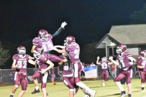 Maroon Devils Celebrate Their 2nd Touchdown